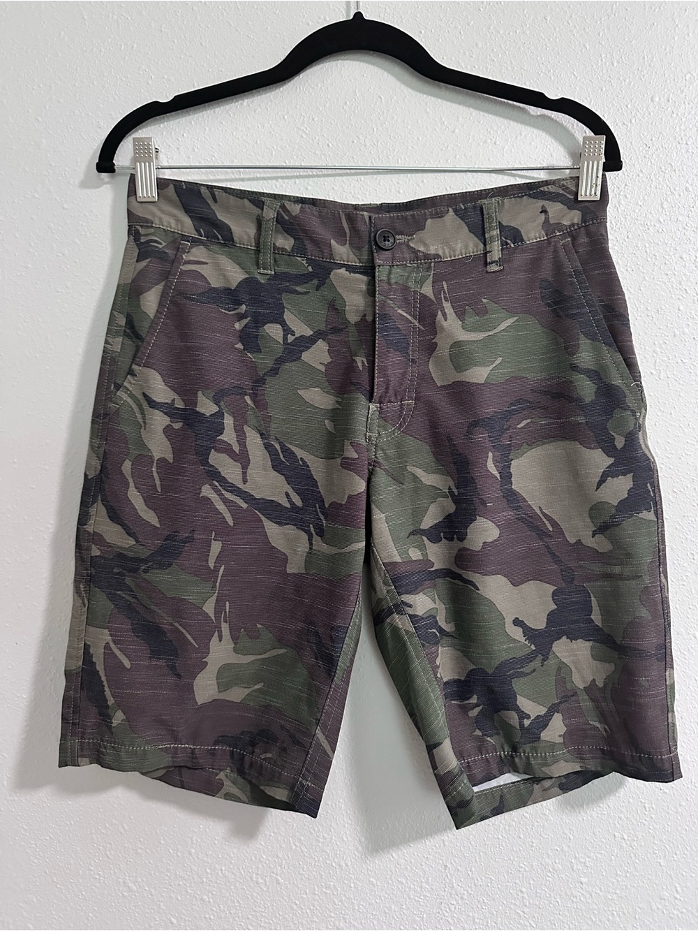 RVCA Men's Camo Cargo Shorts - Green/Brown/Black
